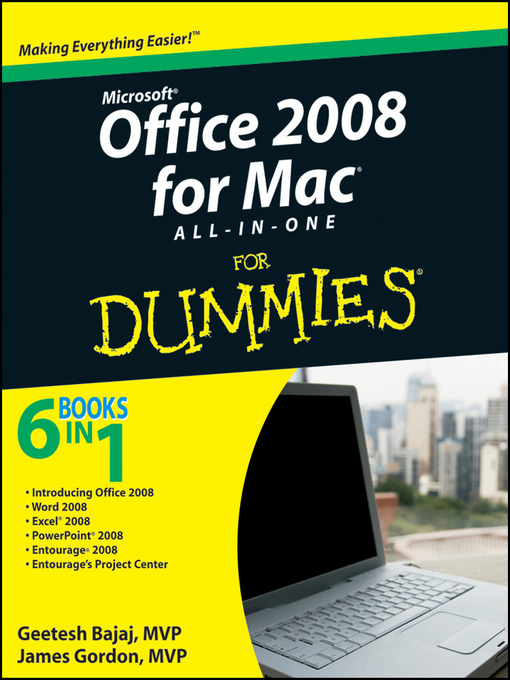 Title details for Office 2008 for Mac All-in-One For Dummies by Geetesh Bajaj - Wait list